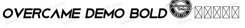 Overcame Demo Bold字体转换